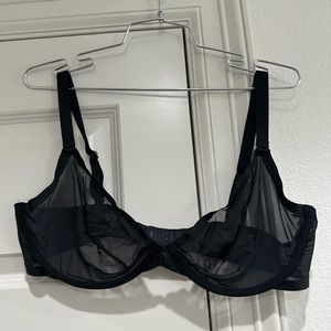 Cuup Bra The Plunge Black Size 38D GUC